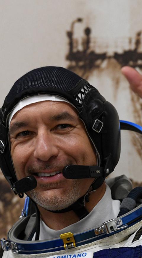 Luca Parmitano es un astronauta italiano