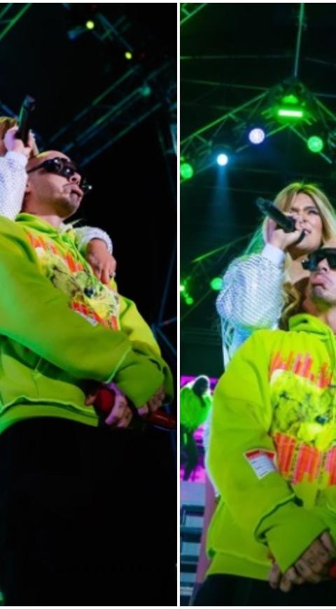 J Balvin y Karol G en Medellín