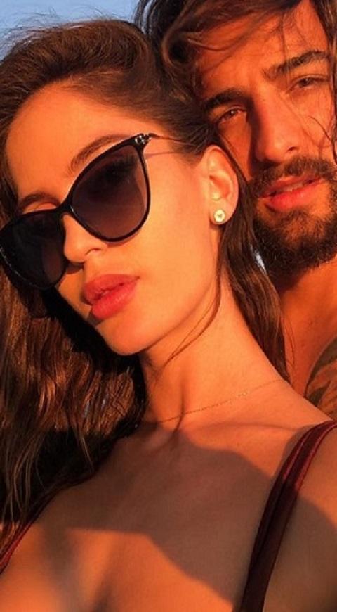 Maluma y Natalia Barulich