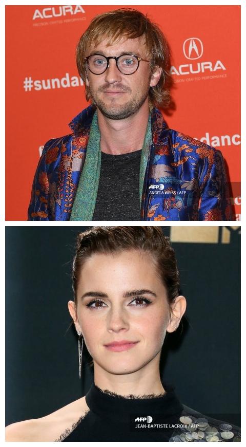 Tom Felton y Emma Watson