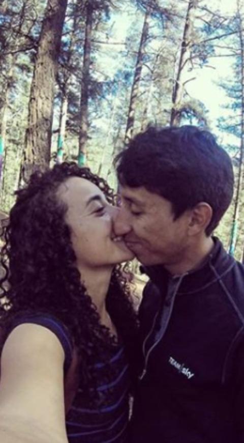 Egan Bernal y su ex novia Xiomy Guerrero
