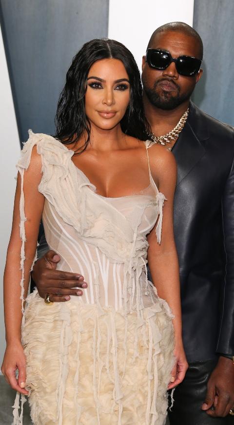 Kanye West y Kim Kardashian