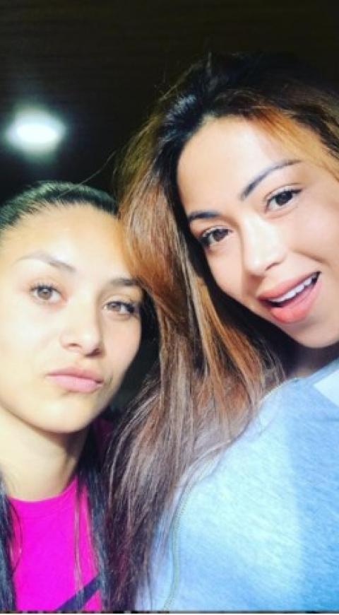 Epa Colombia junto a su pareja, Diana Celis