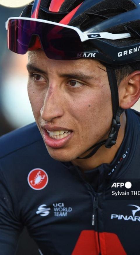 Egan Bernal en el Giro de Italia