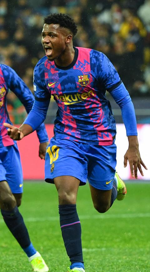 Ansu Fati en el Barca