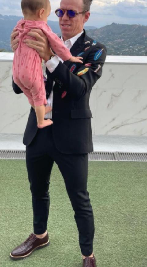 Rigoberto Urán y su hija