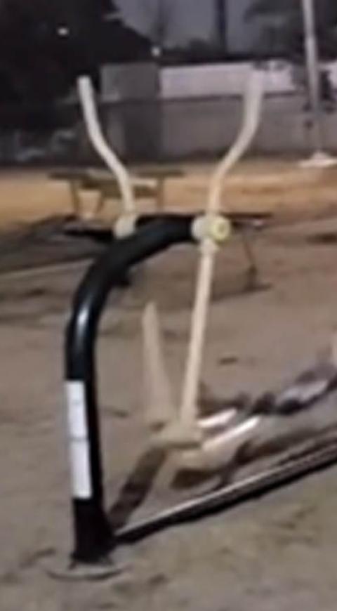 Fantasma en un parque