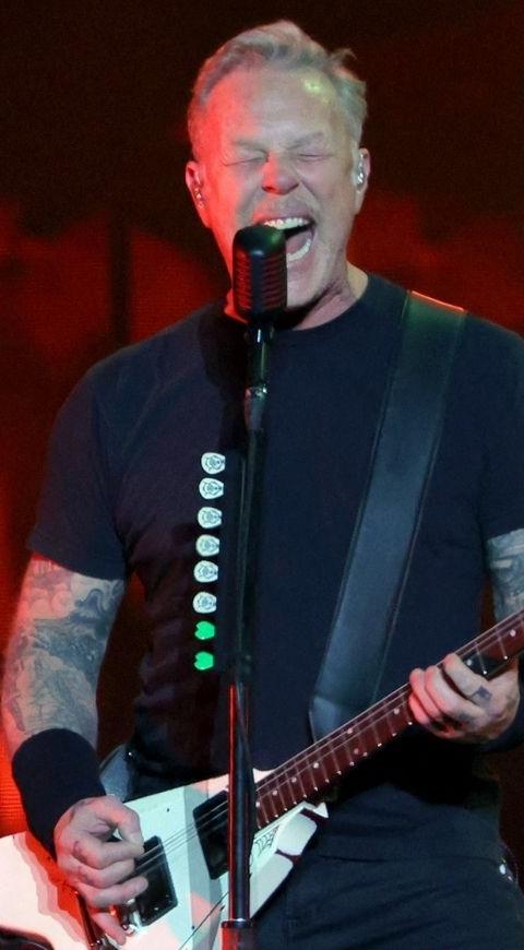 James Hetfield, vocalista de Metallica James Hetfield, vocalista de Metallica