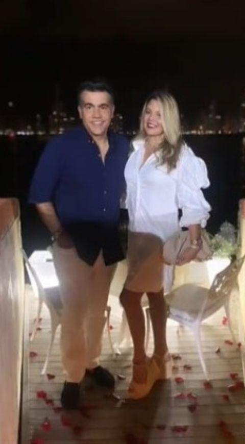 Carlos Calero y su esposa Carlos Calero y su esposa
