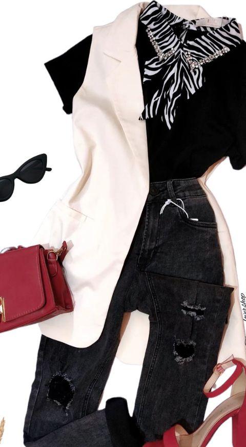 outfit Jean Negro outfit Jean Negro