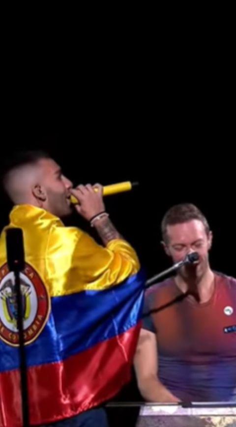 Coldplay y Manuel Turizo Coldplay y Manuel Turizo
