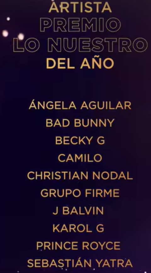 Premio Lo Nuestro Premio Lo Nuestro