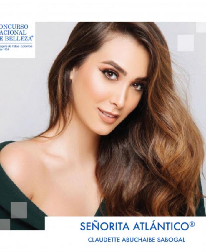 Claudette Abuchaibe, señorita Atlántico 2019