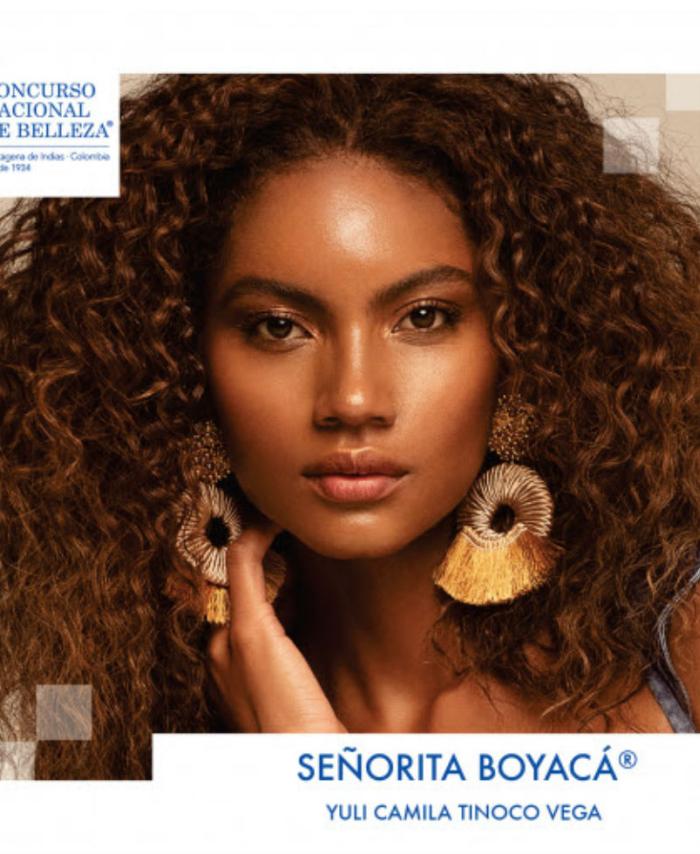 Yuli Camila Tinoco, señorita Boyacá 2019