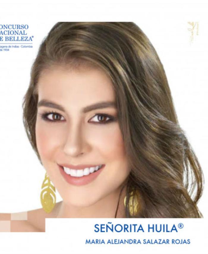 María Alejandra Salazar, señorita Huila 2019