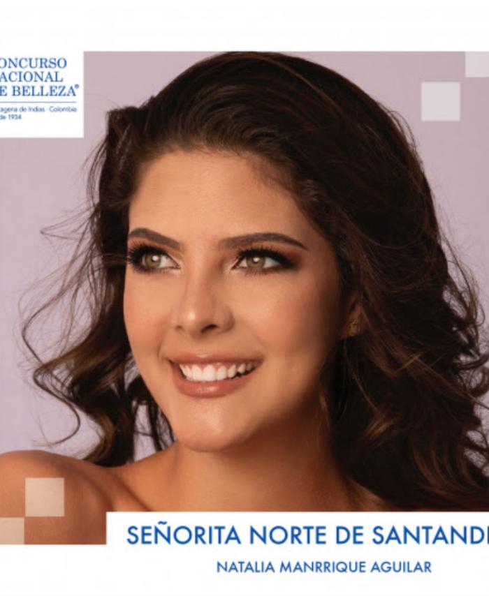 Natalia Manrique Aguilar, señorita Norte de Santander 2019