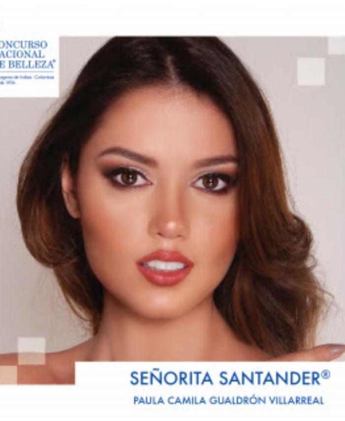Paula Camila Gualdrón, señorita Santander 2019