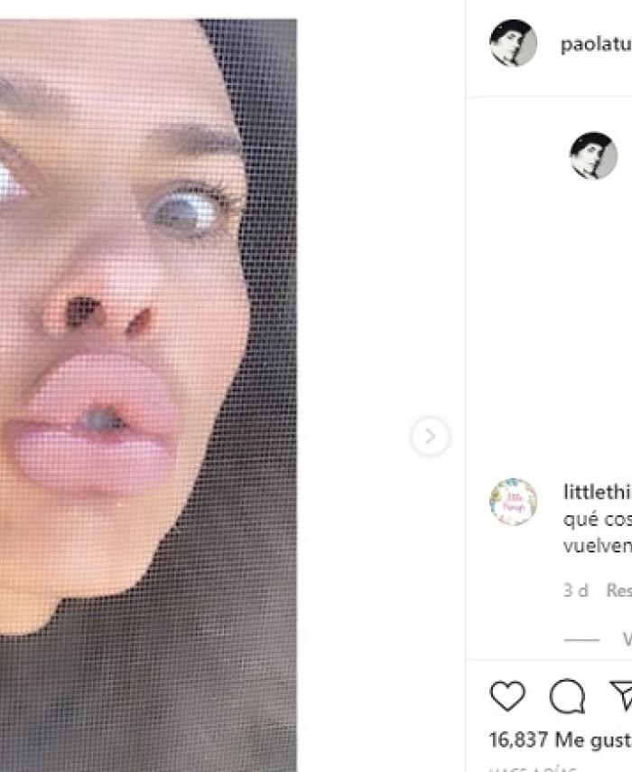Paola Turbay comentario en Instagram