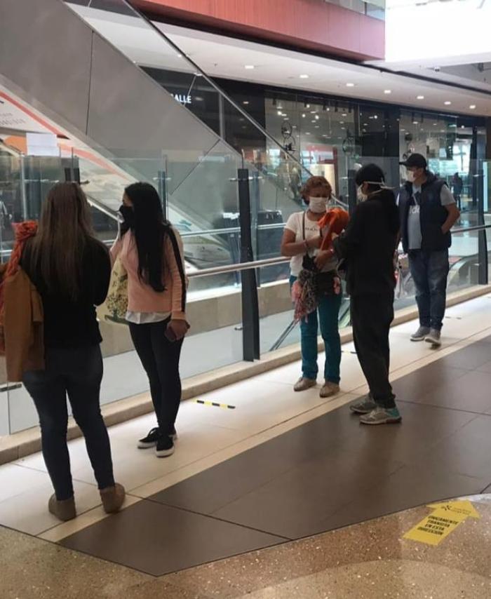 Colombianos no salieron y prefirieron las filas virtuales