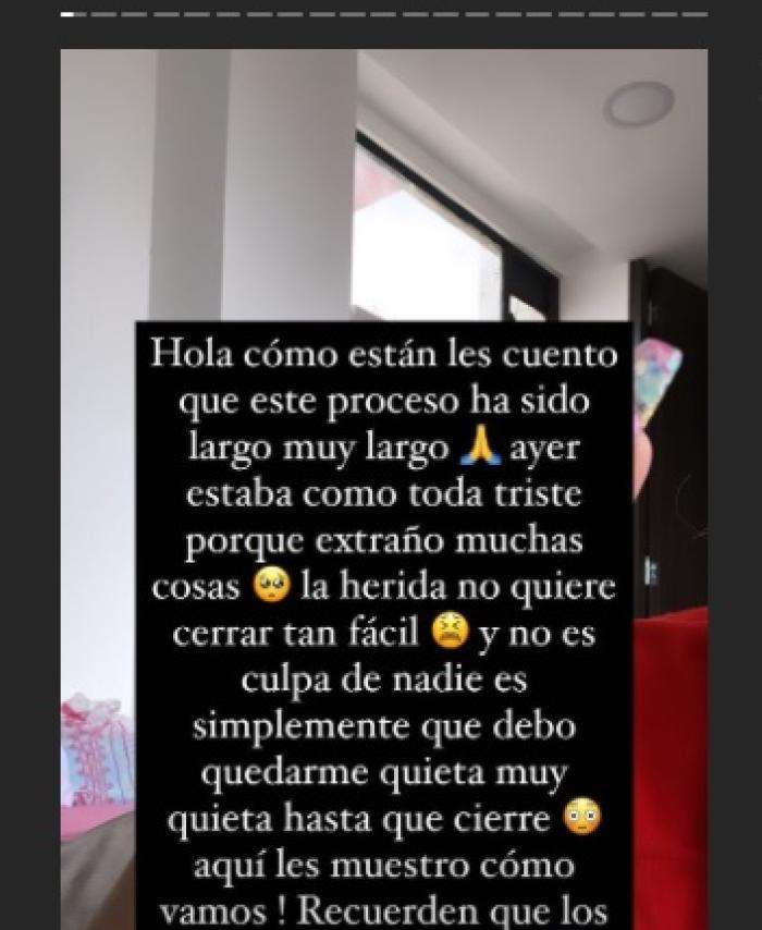 Cirugía a Yina Calderón