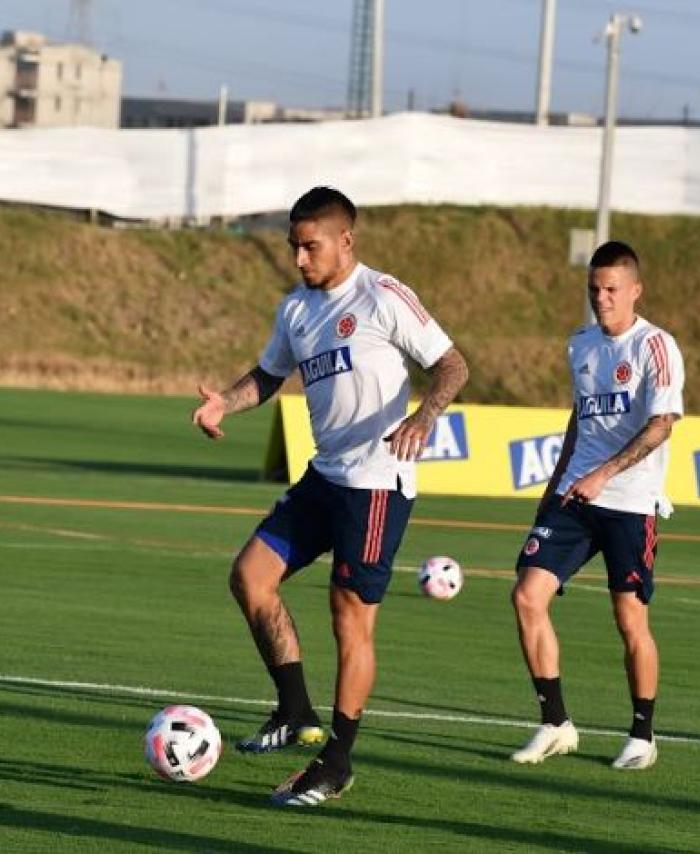 Primer entrenamiento de Reinaldo Rueda con Colombia