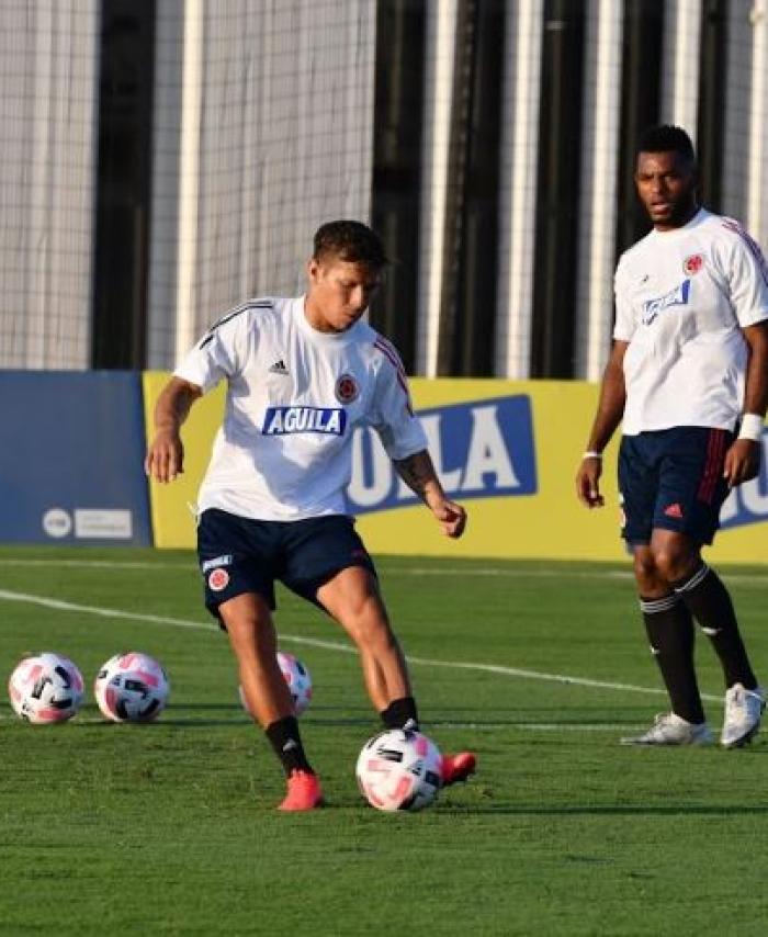 Primer entrenamiento de Reinaldo Rueda con Colombia