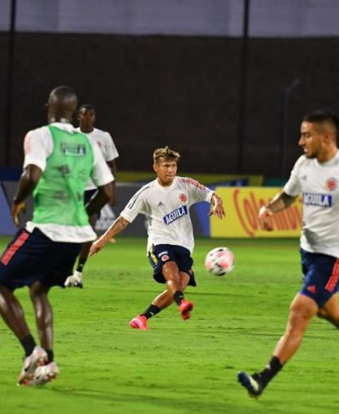 Primer entrenamiento de Reinaldo Rueda con Colombia