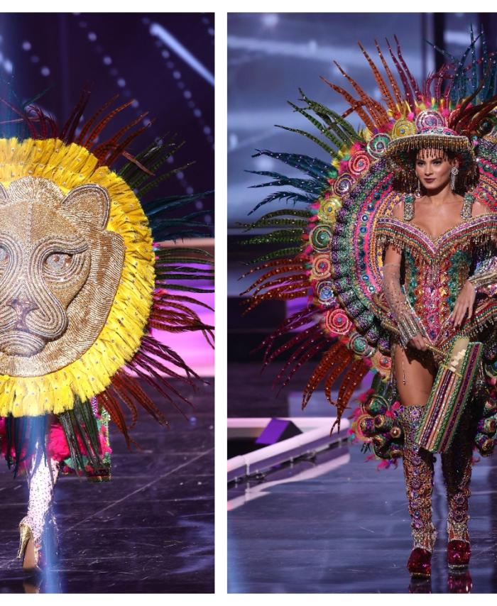 Miss Nicaragua, Ana Marcelo en Miss Universo - desfile en traje típico