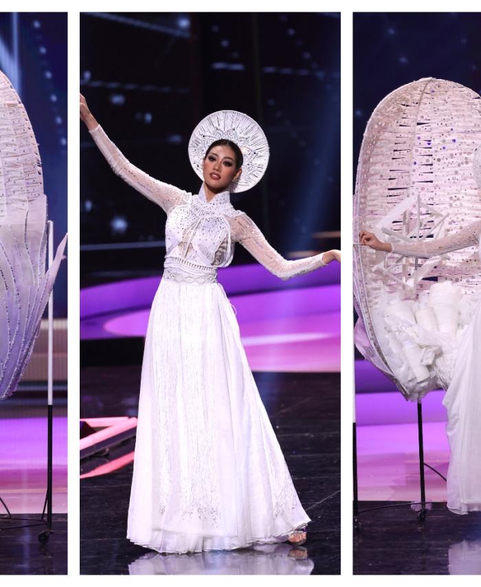 Miss Vietnam, Nguyen Tran Khanh Van en Miss Universo - desfile en traje típico