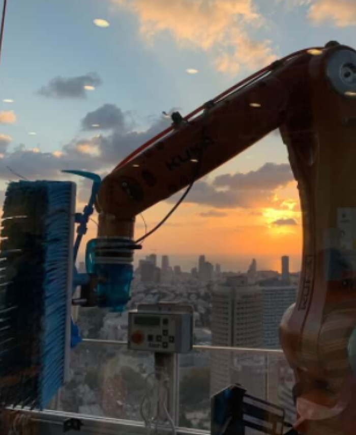 Robots que limpian ventanas