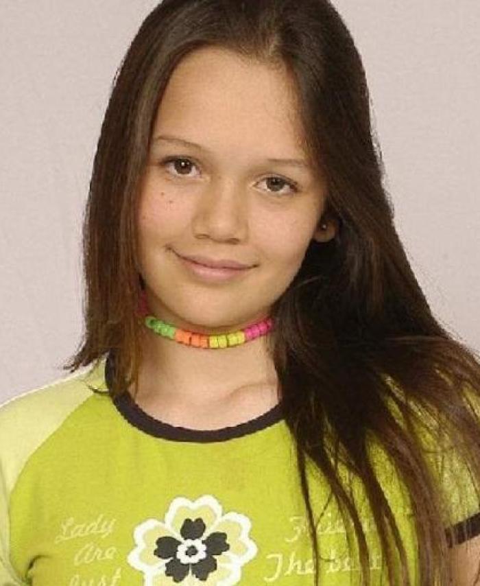 Lina Tejeiro de pequeña