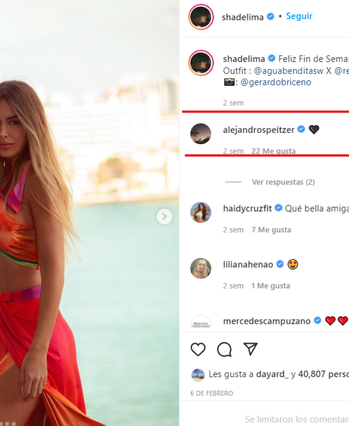 Shannon de lima y Alejandro Speitzer