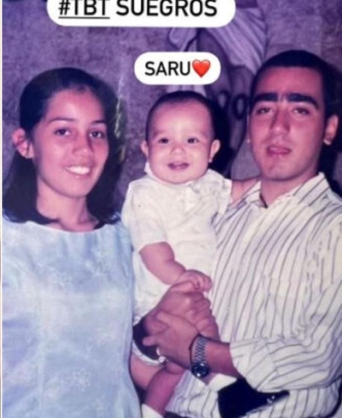 Felipe Saruma de bebé
