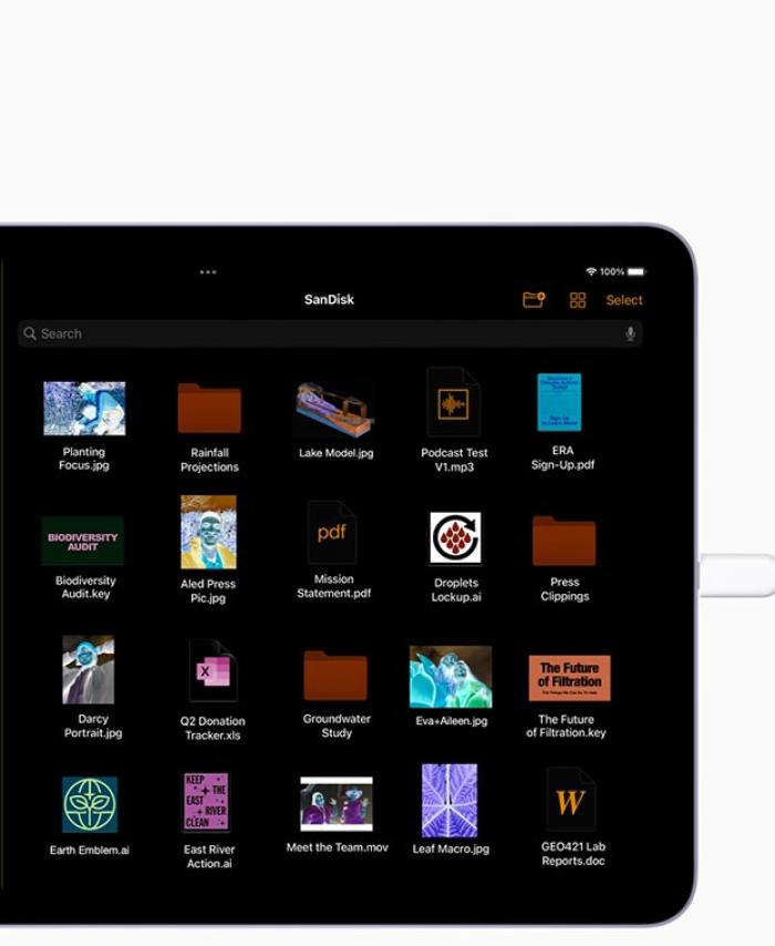 iPad Air conexión USB-C