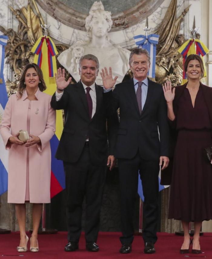 María Juliana Ruiz en la Casa Rosada en Buenos Aires el 10 de junio de 2019