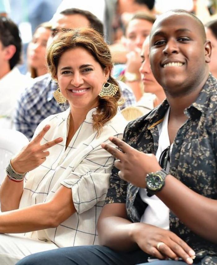 María Juliana en visita presidencial en Buenaventura