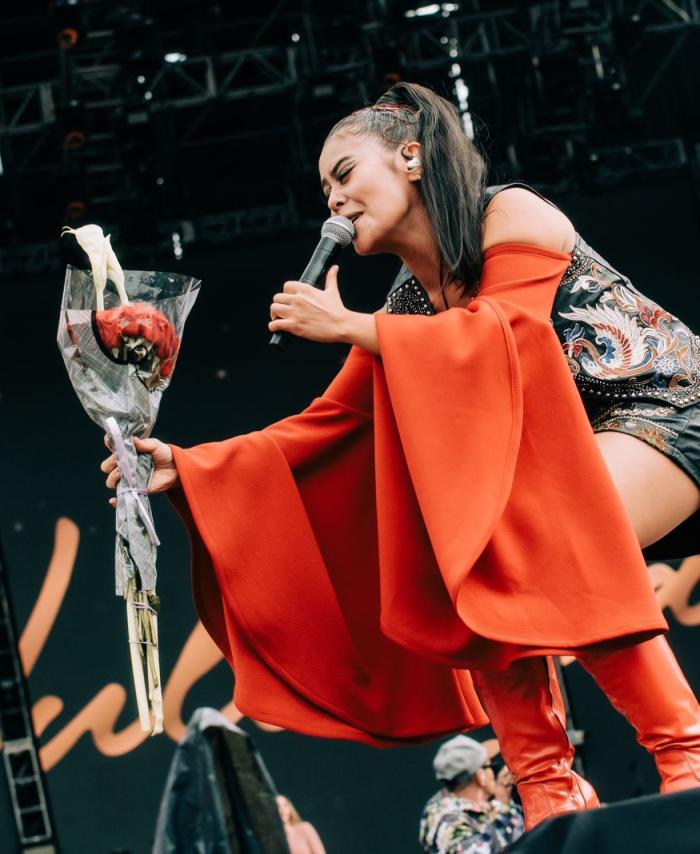 Juliana Velásquez en el Megaland