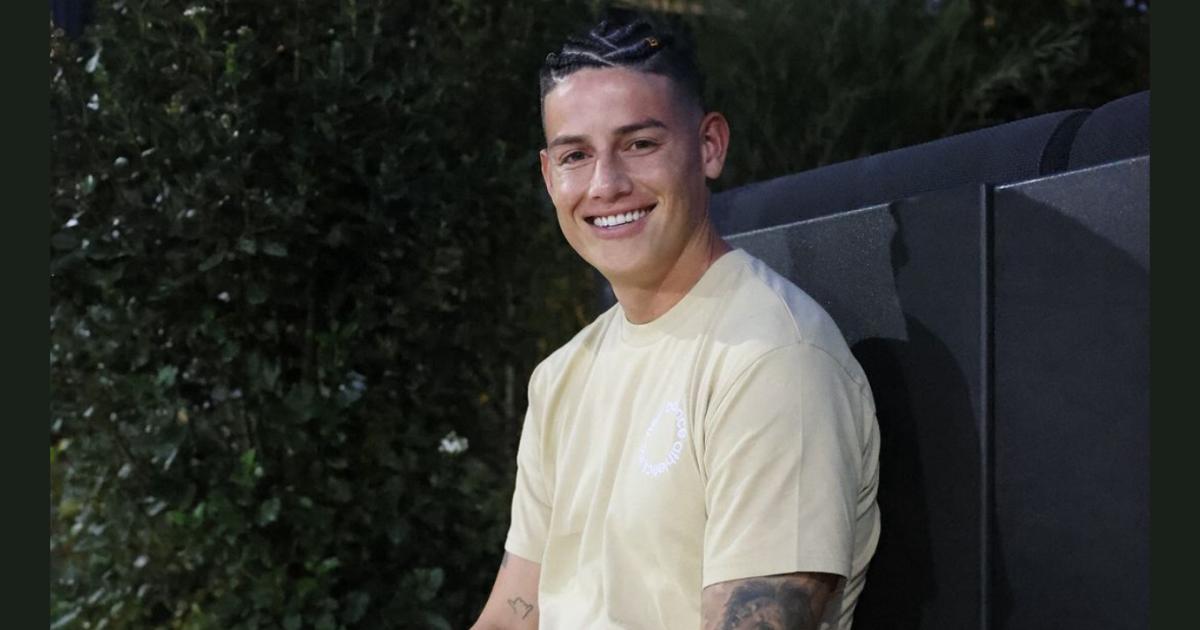 James Rodríguez llega al Rayo Vallecano: mostró cómo le queda la camiseta