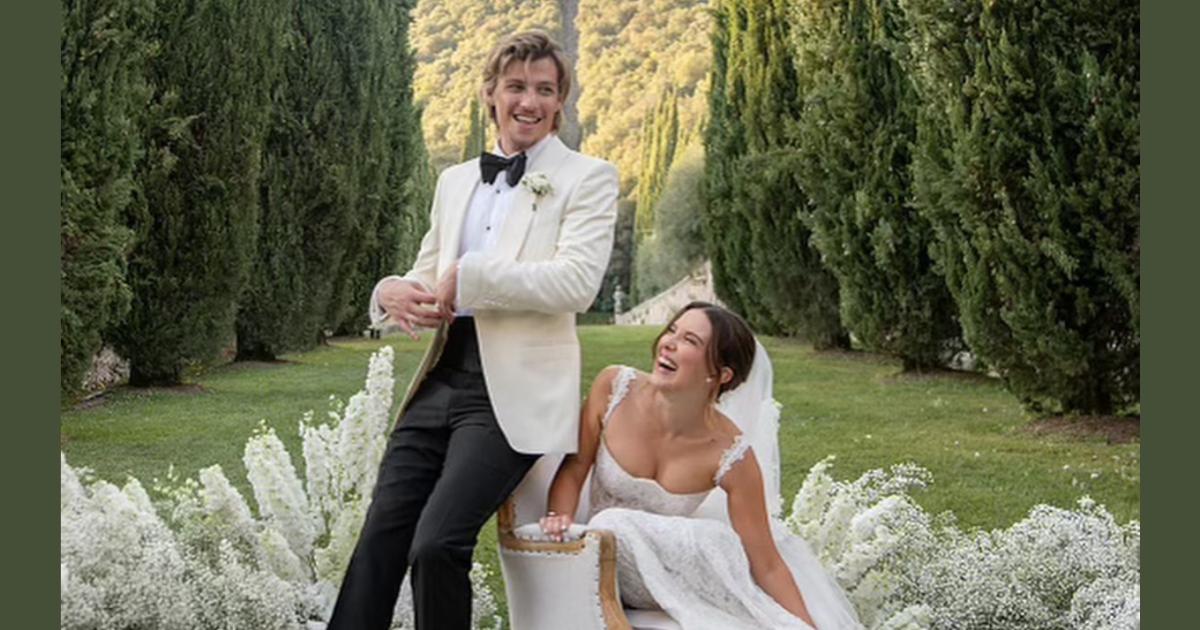 Millie Bobby Brown y Jake Bongiovi publicaron fotos de su espectacular boda