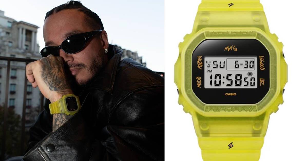 J Balvin y G-Shock presentan el reloj que vas a querer este 2025